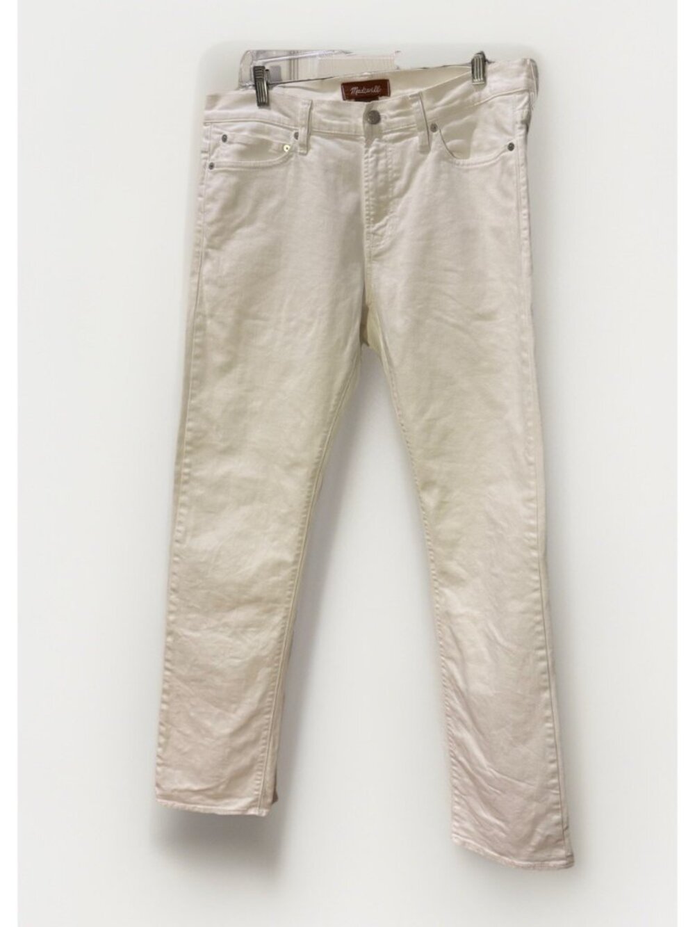 Madewell White Slim Fit Jeans 34 x 34